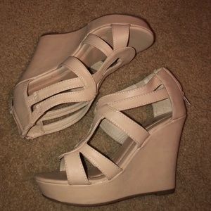 Tan Wedges